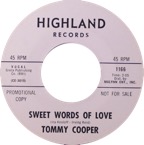 1166 - Tommy Cooper - Sweet Words Of Love - Highland WDJ