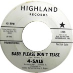 1205 - 4-Sale - Baby Please Don't Tease - Highland DJ