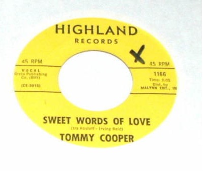1166 - Tommy Cooper - Sweet Words Of Love - Highland