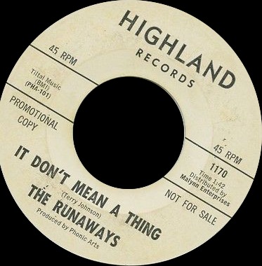 1170 - Runaways - It Don't Mean A Thing - Highland DJ