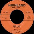 1011 - Rosie & The Originals - Angel Baby - Highland (Orange)